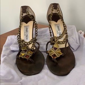 Jimmy Choo chain sandals